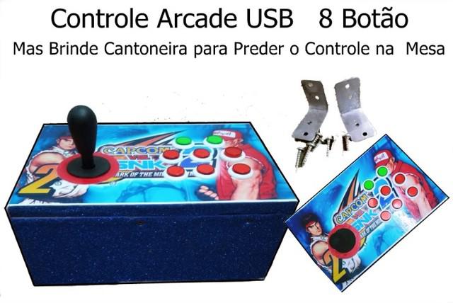 Controle arcade botão mais emuldores 32.305 mil jogos