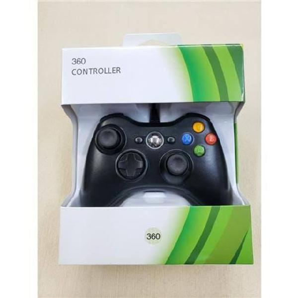 Controle joystick xbox 360 usb com fio novo lacrado na caixa