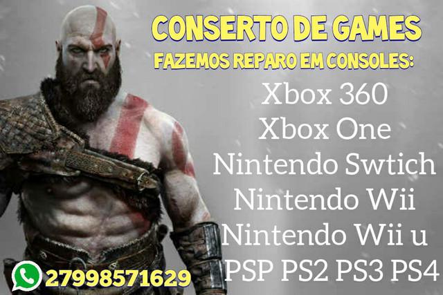 Tecnico Vídeo Games/Orçamento na Hora/consoles e