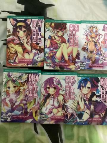 Novel No Game No Life (1 ao 10) + Mangá Madoka Magika (1 ao