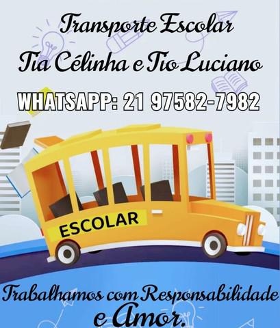 Transporte escolar tia célinha e tio luciano