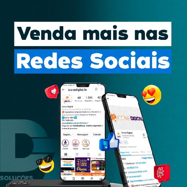 Gestão de redes sociais, anúncios e massa na internet