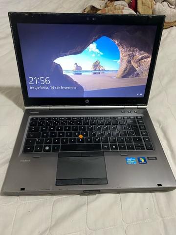 Notebook hp elitebook i7 8gb SSD de 480gb