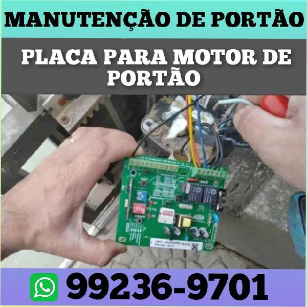 Placa para motor de portão