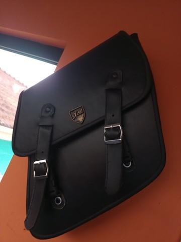 Alforge bolsa lateral Harley Davidson motos custom