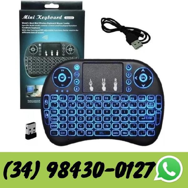 Mini Teclado Luminoso Bluetooth (Promoção)