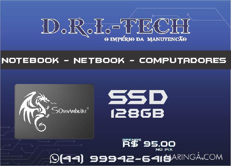 Ssd 128 gb - 256 - 1000 gb - sata iii 500 mb de leitura