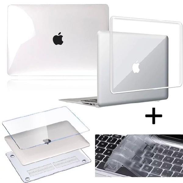 Case + proteção de teclado para macbook air m2