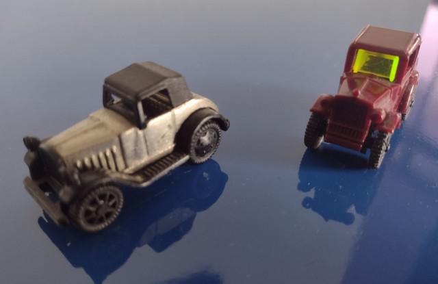 Miniaturas kinder carrinhos anos 90 - duas unidades