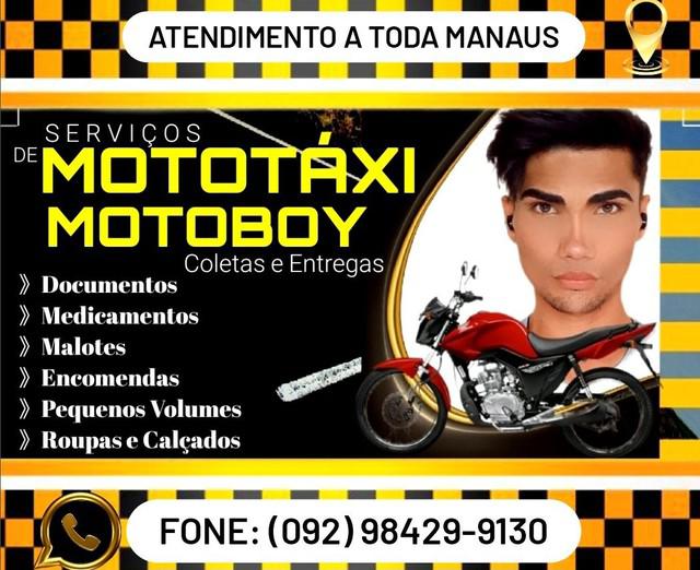 Serviços de mototáxi e motoboy