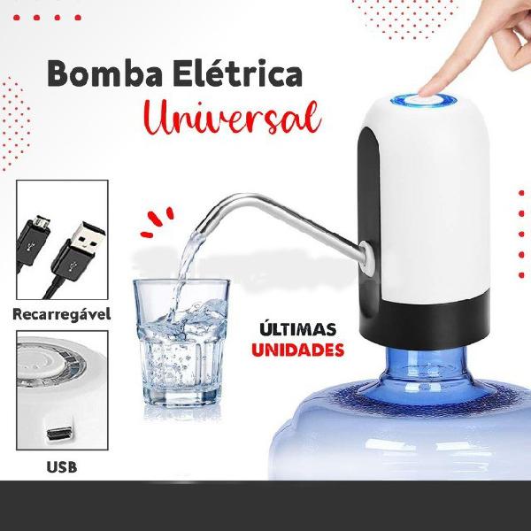 Bebedouro bomba elétrica universal garrafão 20 litros