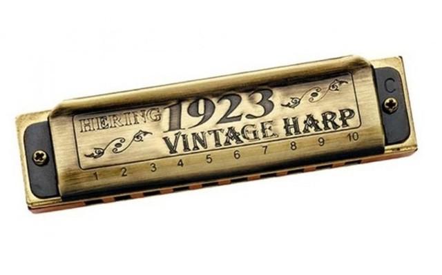 Gaita harmônica hering diatônica vintage harp 1020 20