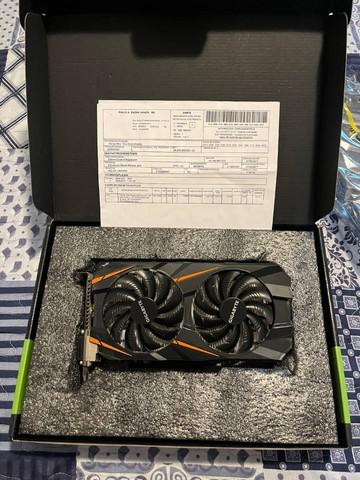 Placa de vídeo geforce gtx 1060 6 gb gigabyte windforce oc