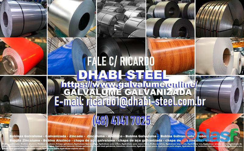 Somos a força do Galvalume no Brasil Dhabi Steel