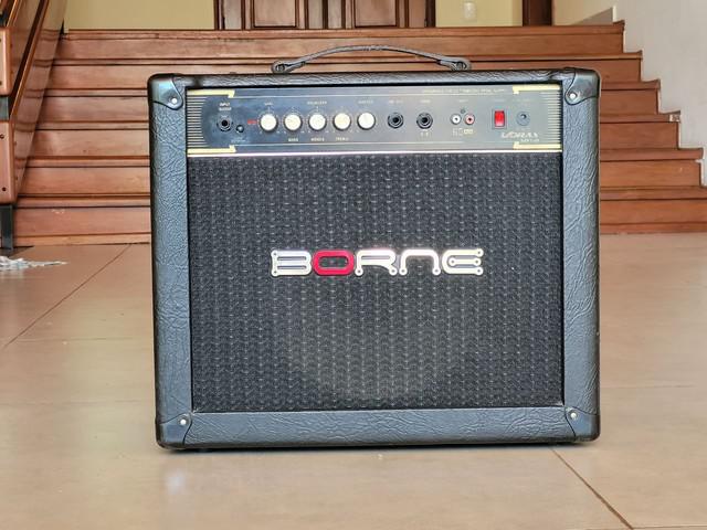 Amplificador borne vorax 1050 de 50w para guitarra + pedais