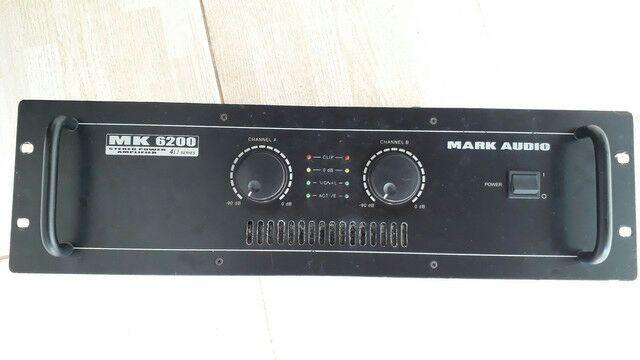 Amplificador potencia mark audio mk 6200