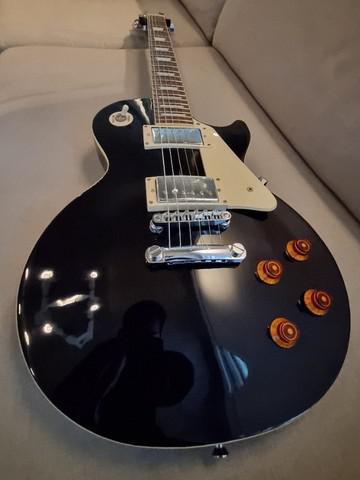 Guitarra epiphone les paul standard ebony