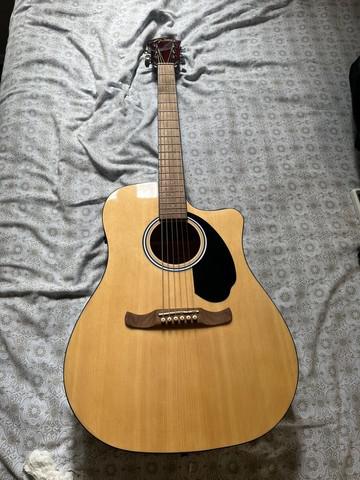 Violão Fender FA-125CE, elétrico, novo.