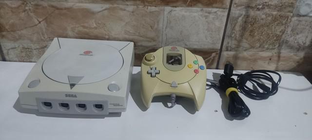 Dreamcast sega controle e cabos leia