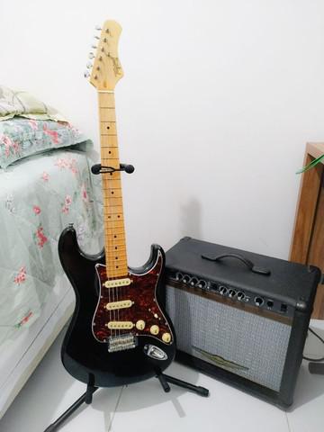 Guitarra tagima t635 zerada + amplificador 60w