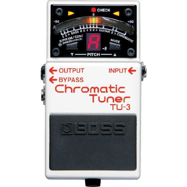 Pedal boss tu3 chromatic tuner afinador cromático na loja