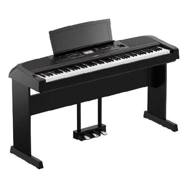 Piano yamaha dgx670 com estante l300b dgx-670 lojas cheiro