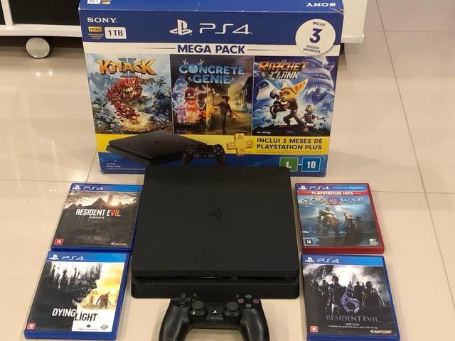 Playstation 4 slim novo!!!