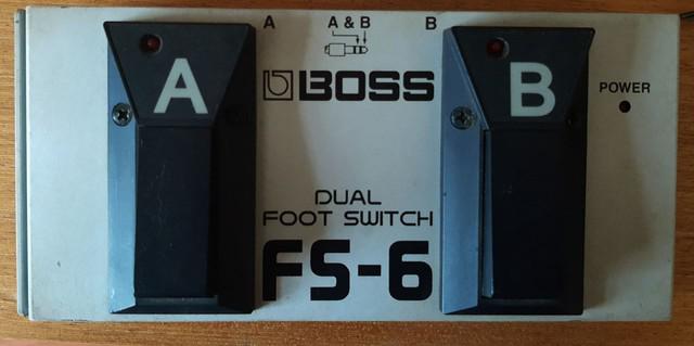 Pedal foot switch dual boss