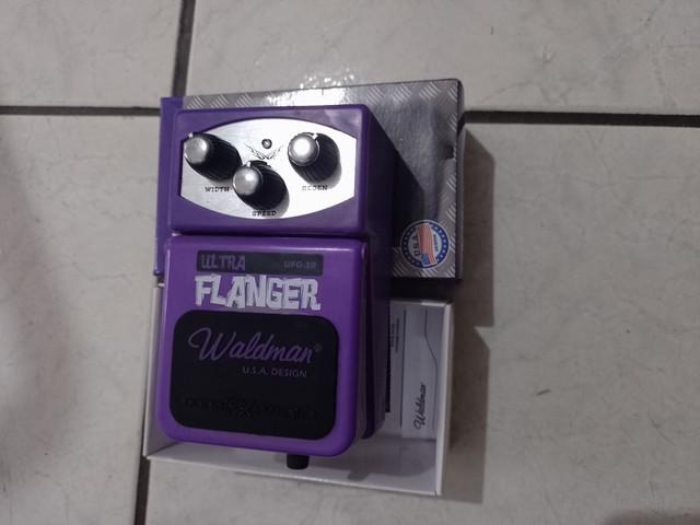 Pedal ultra flanger waldman para guitarra violão