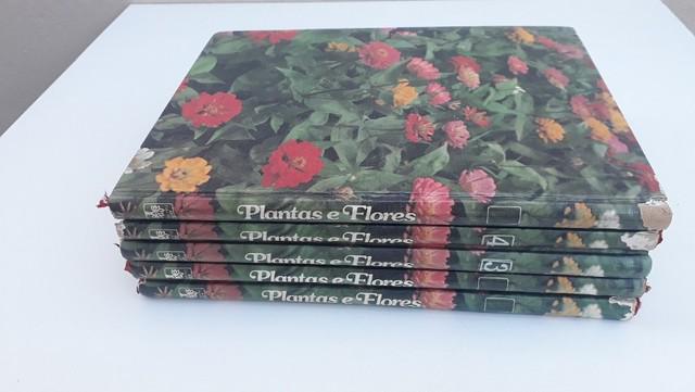 Livro Coleção Plantas e Flores 5 volumes - Abril Cultural