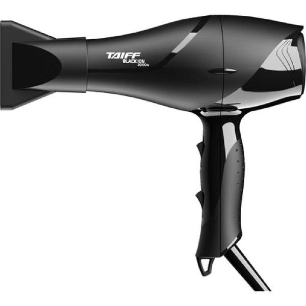 Secador de Cabelo Profissional Taiff Black Ion 2000W, 220V