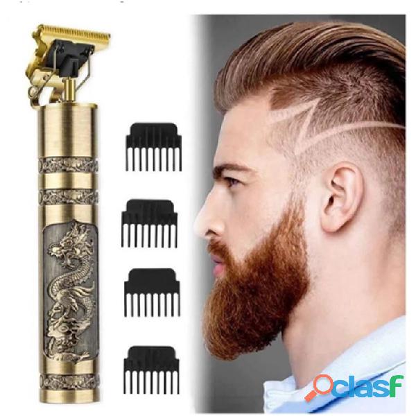 Máquina de cortar cabelo para barba masculina designer aleatório elétrico profissional