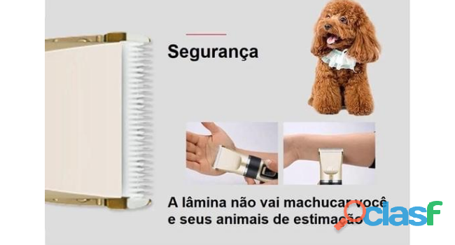 Maquina Para Tosa Recarregável Cães Pet Sem Fio