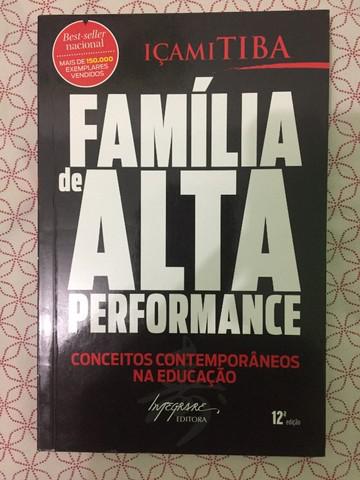 Aceito cartão) livro família de alta performance (novo)