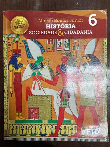 Livro didático História, Sociedade e Cidadania. 60,00