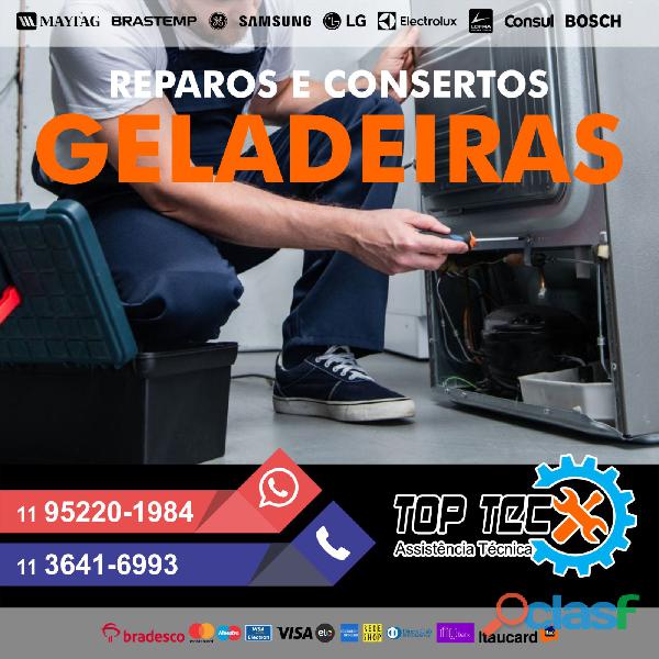 Serviços especializados para geladeiras e refrigeradores