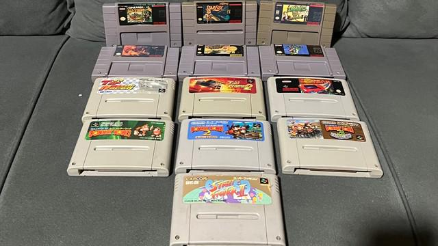 Cartuchos originais de super nintendo