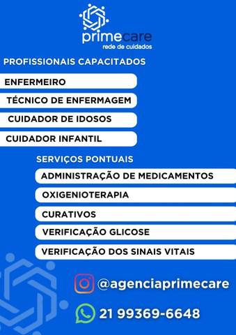 Cuidador de idosos e técnico de enfermagem