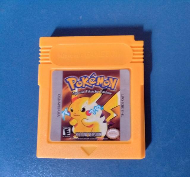 Fita (cartucho) pokémon yellow para game boy color e