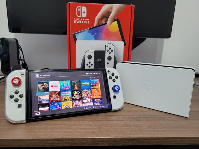 Nintendo switch oled + acessórios