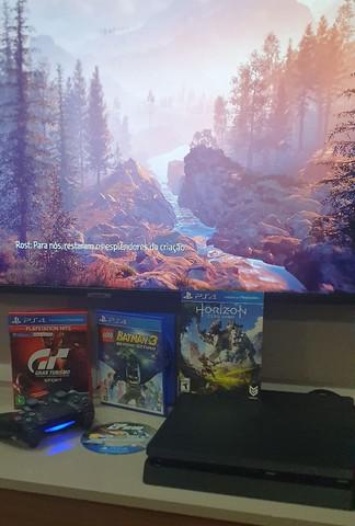 Ps4 slim 500gb 4 jogos mídia física