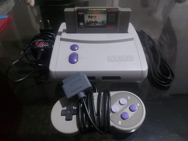 Super Nintendo baby completo + cartucho