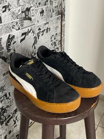 TENIS PUMA ORIGINAL VIKKY PLATFORM PRETO/BRANCO - Preto