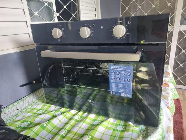 Forno elétrico de embutir fischer 50l