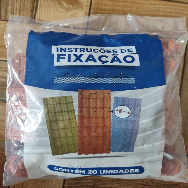 Kit de fixação para telhas em pvc