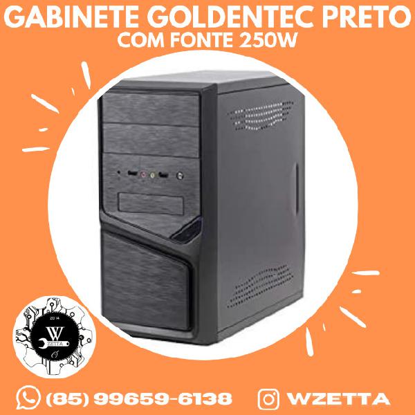 Gabinete com Fonte 250W Goldentec C5819 - WZetta