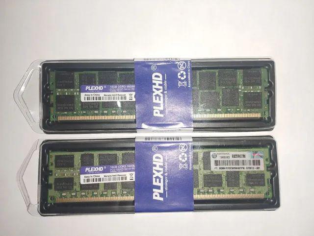 Kit 32 GB (16x2) Memória RAM DDR3 R-ECC 1600 MHz (Leia a