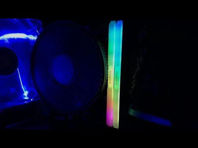 Memória ram rgb 16gb (2x8gb) asgard loki w2 rgb 3200mhz