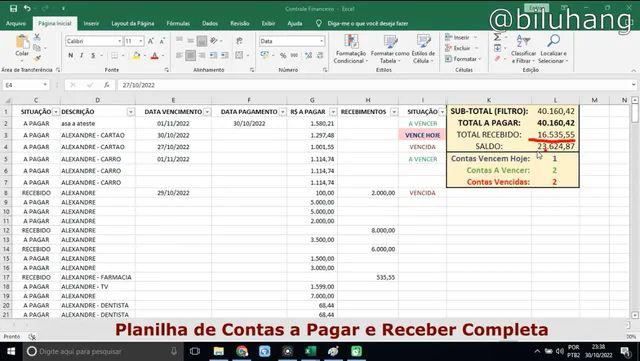 Controle financeiro