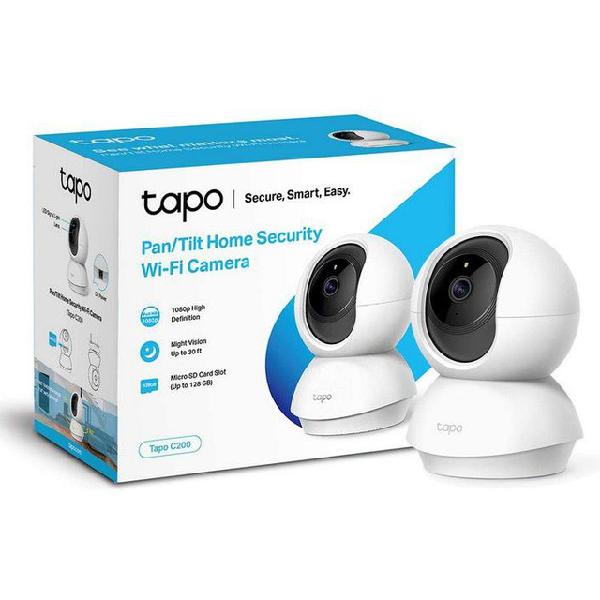 Câmera de segurança wifi IP 1080p 360 graus TAPO C200 Tp